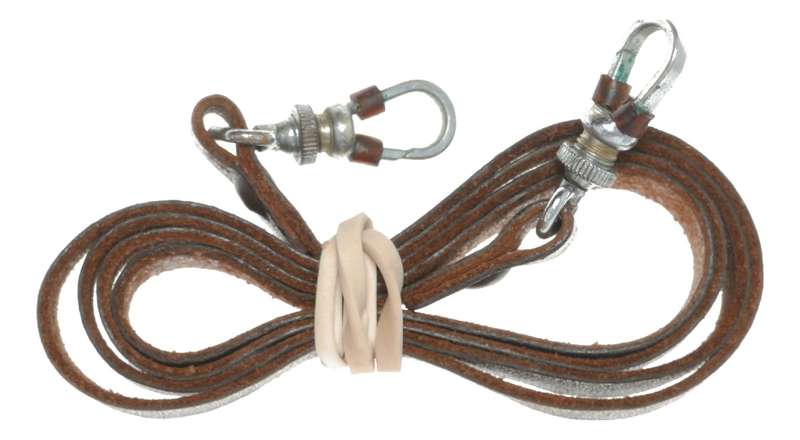 Leica III vintage brown leather camera strap for 35mm film rangefinder