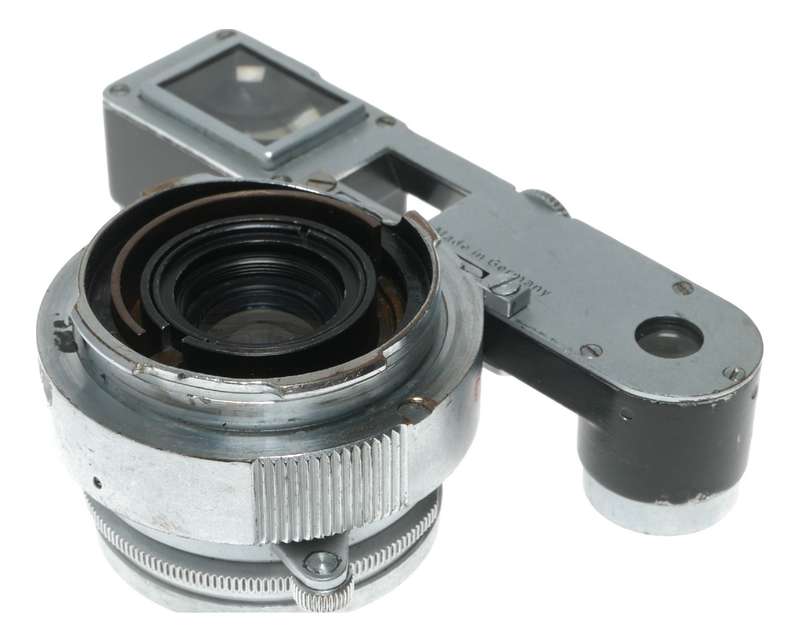 Leitz Wetzlar Summaron f=3.5cm 1:3.5 Leica M RF camera lens goggles shade hood
