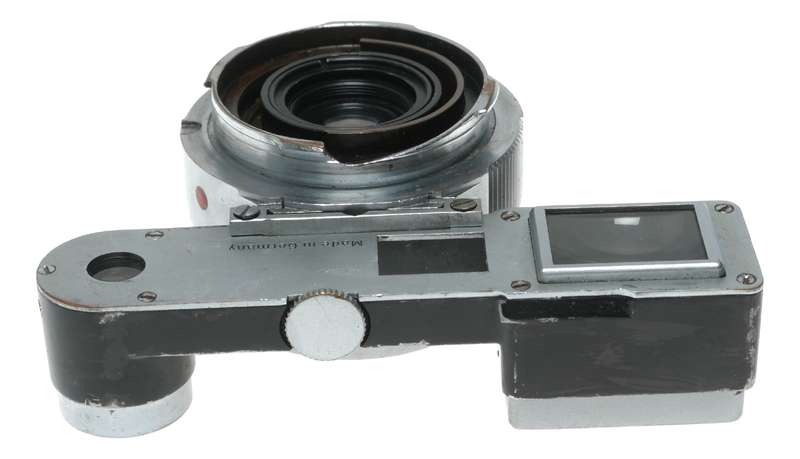 Leitz Wetzlar Summaron f=3.5cm 1:3.5 Leica M RF camera lens goggles shade hood
