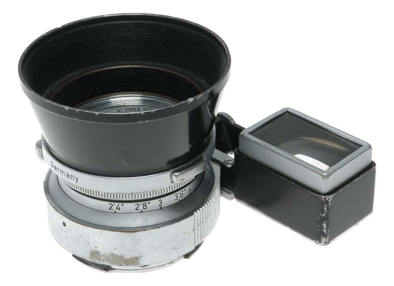 Leitz Wetzlar Summaron f=3.5cm 1:3.5 Leica M RF camera lens goggles shade hood