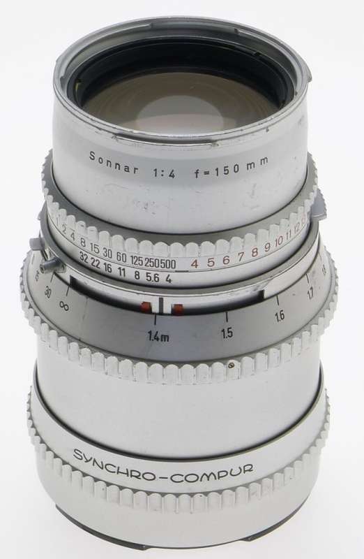 HASSELBLAD ZEISS SONNAR CHROME f=150mm FITS 500 C/M CAMERA CAPS 1:4/150mm KEEPER