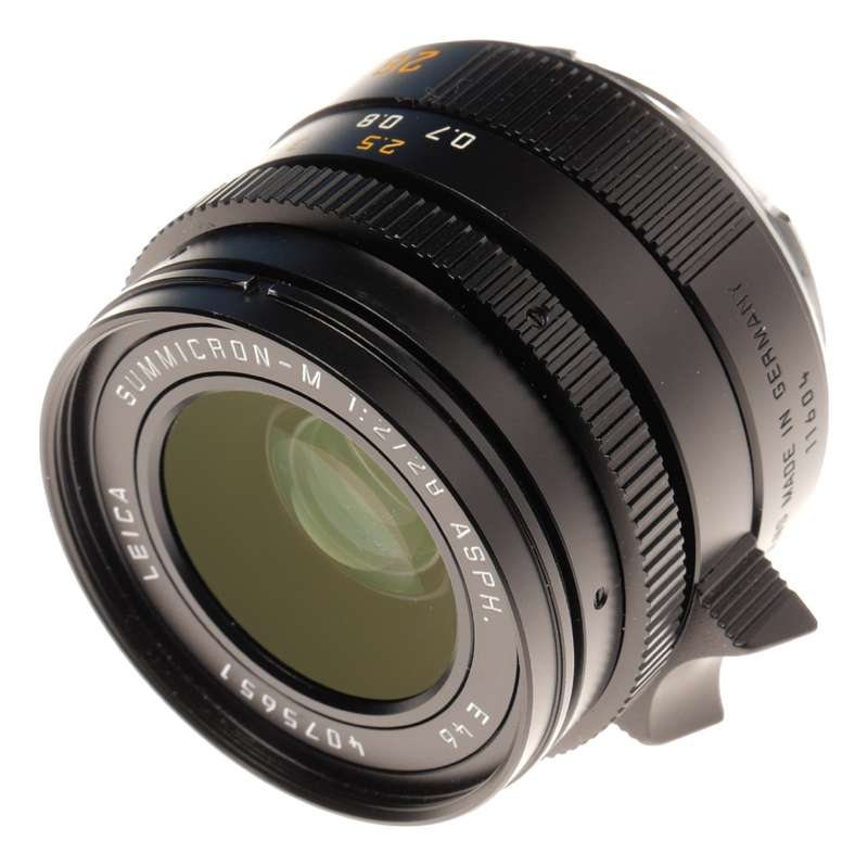 Leica Summicron-M 28 f/2 Asph. 11604 Black 2/28 mm f2 6-Bit Lens M10-R