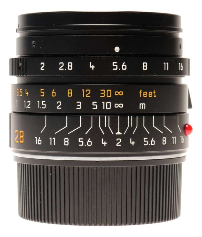 Leica Summicron-M 28 f/2 Asph. 11604 Black 2/28 mm f2 6-Bit Lens M10-R