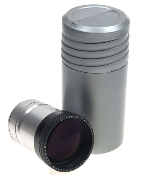 LEICA PRADOVIT NEW LENS ELMARON 4/250 mm CASED NR LEITZ