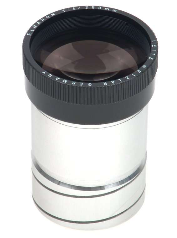 LEICA PRADOVIT NEW LENS ELMARON 4/250 mm CASED NR LEITZ