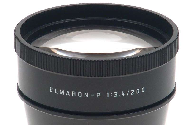 LEICA ELMARON-P 3.4/200 mm PRADOVIT NEW LENS CASED MINT
