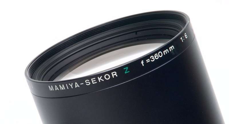 MAMIYA-SEKOR Z RZ CAMERA LENS f=360mm 1:6 HOOD CAP RARE