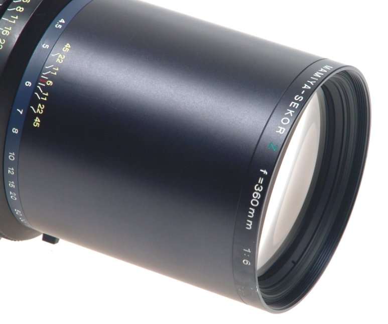 MAMIYA-SEKOR Z RZ CAMERA LENS f=360mm 1:6 HOOD CAP RARE