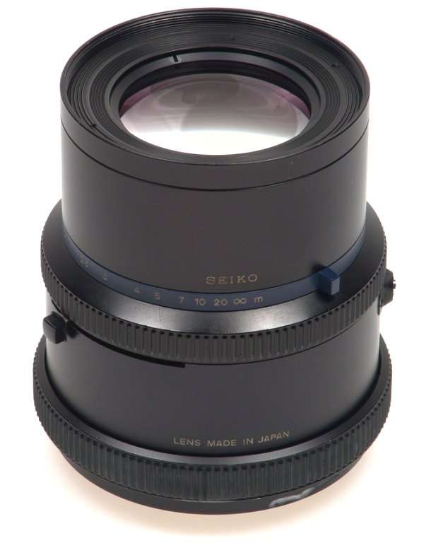 MAMIYA-SEKOR RZ CAMERA LENS 1:4.5 f=180mm HOOD CAPS NR
