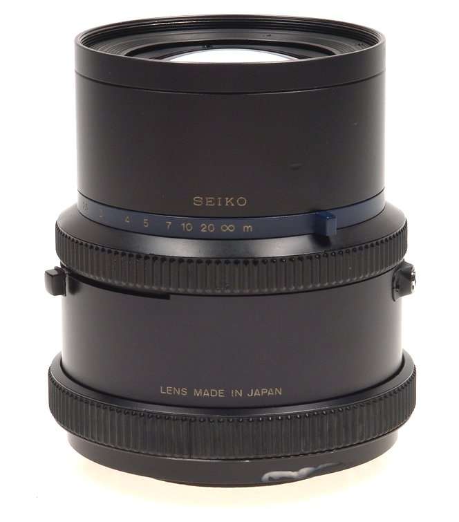 MAMIYA-SEKOR RZ CAMERA LENS 1:4.5 f=180mm HOOD CAPS NR