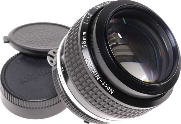 Noct-NIKKOR 58mm 1:1.2 rare Nikon fast lens f1.2 f58mm SLR camera lens