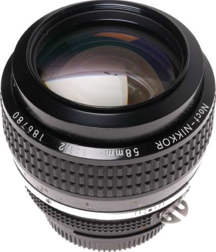 Noct-NIKKOR 58mm 1:1.2 rare Nikon fast lens f1.2 f58mm SLR camera lens