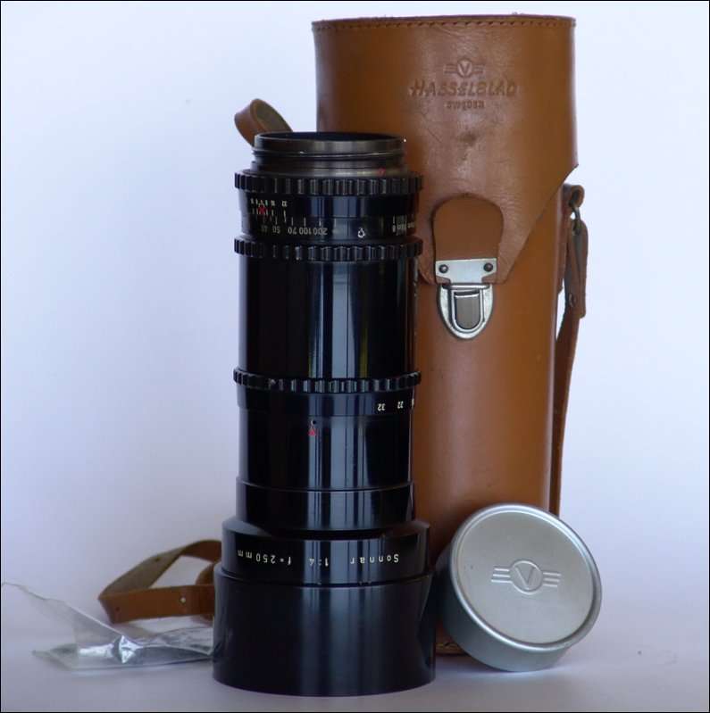 ZEISS OPTON SONNAR 1:4 f=250mm T RARE HASSELBLAD 1600f