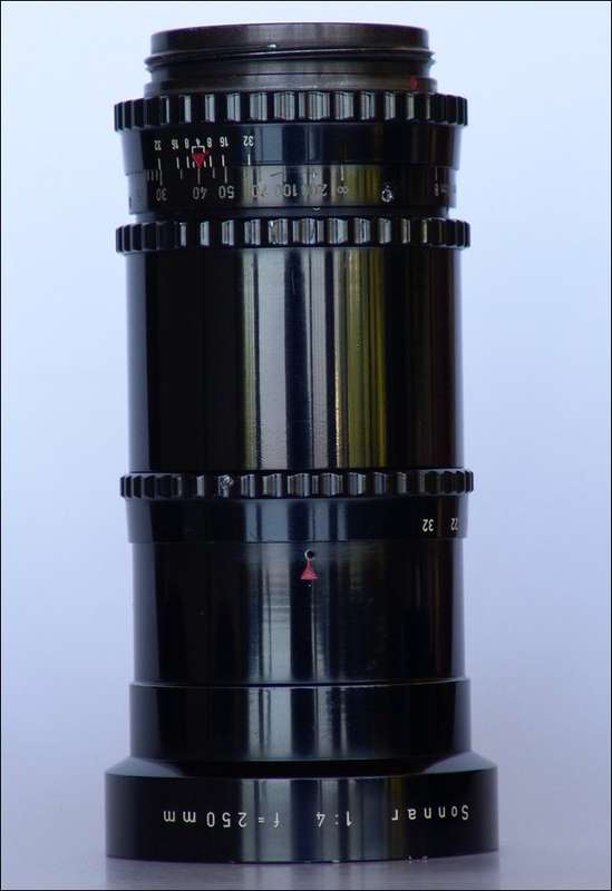 ZEISS OPTON SONNAR 1:4 f=250mm T RARE HASSELBLAD 1600f