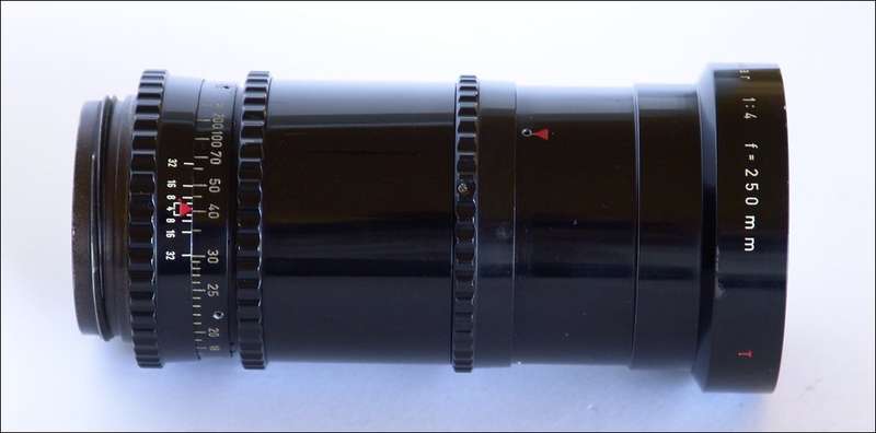 ZEISS OPTON SONNAR 1:4 f=250mm T RARE HASSELBLAD 1600f
