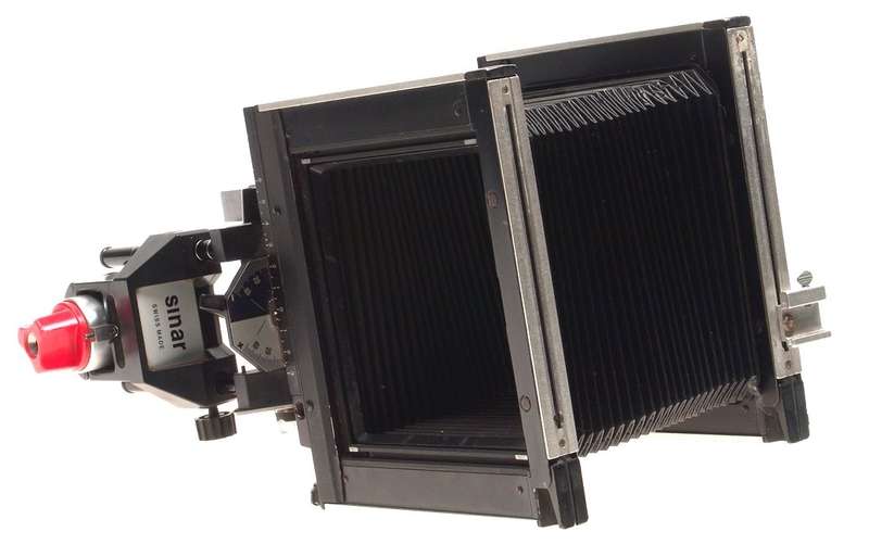 SINAR STANDARD FRONT REAR CAMERA BELLOWS RAIL CLEAN NR
