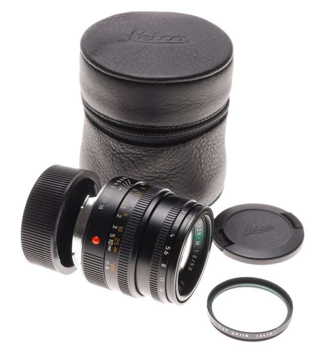 Leica Summicron-M 2/35, 50mm, Elmarit-M 2.8/90mm camera lenses filters