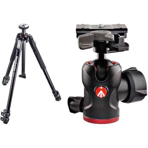Manfrotto 190 XPRO3 Aluminium 3-Section Tripod Kit with Ball Head