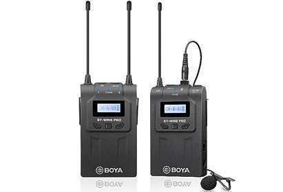 Boya BY-WM8 Pro-K1 UHF Dual-Channel Wireless Microphone System