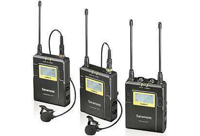 Saramonic UwMIC9 RX9+TX9+TX9 Dual UHF Wireless Microphone System