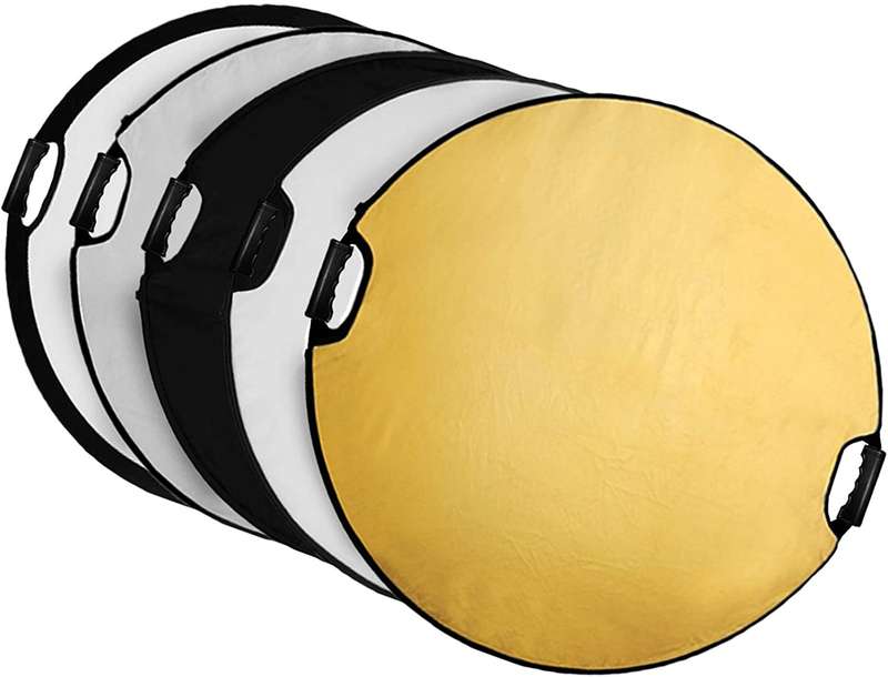 E-Photographic Professional 5 in 1 Reflector Kit with Handles