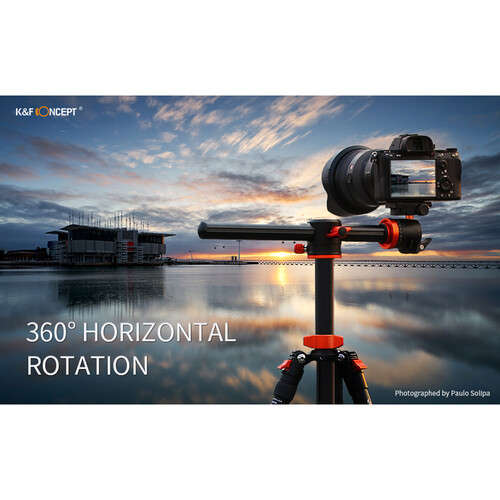K&F Concept SA254T2 Lightweight Aluminum Compact Tripod-KF09-090