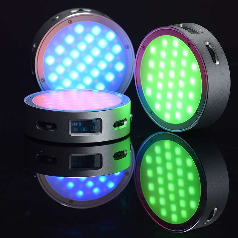 Godox R1 Round Mini RGB LED Magnetic Light