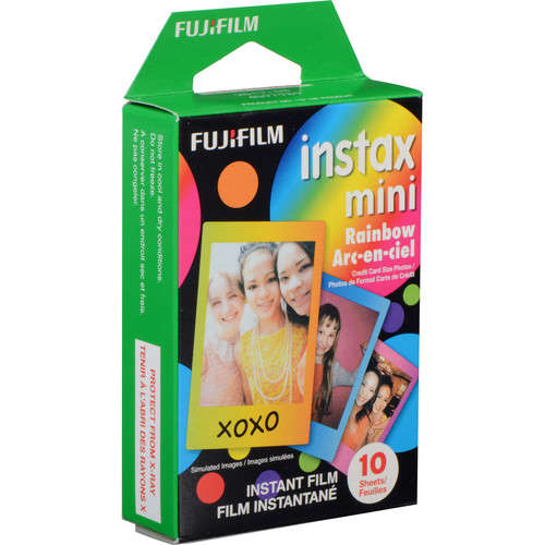 Fujifilm INSTAX MINI Instant Film-Rainbow (10 Exposures)