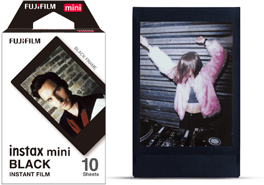 Fujifilm INSTAX MINI Instant Film-Black Frame (10 Exposures)