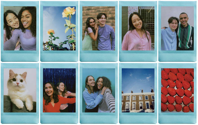 Fujifilm INSTAX MINI Instant Film-Sky Blue (10 Exposures)
