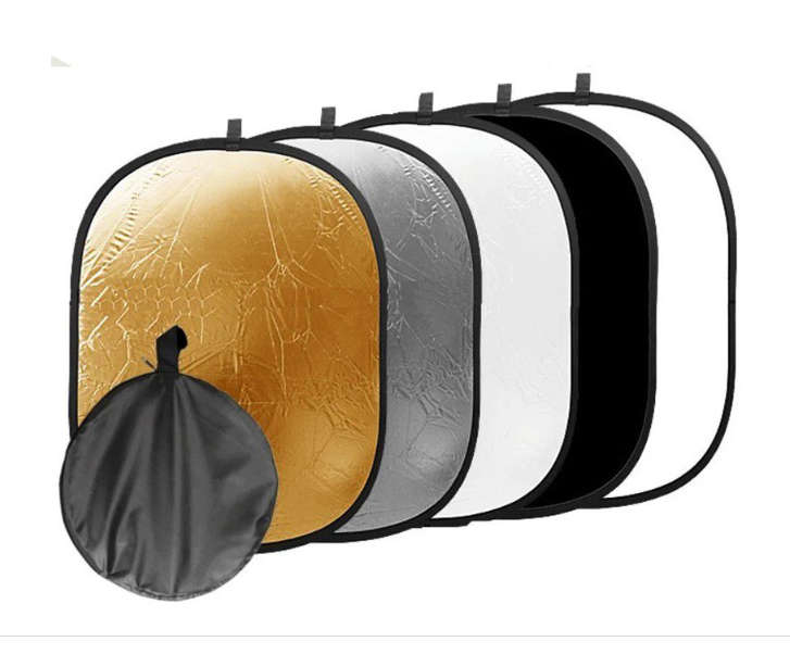 E-Photographic Professional Oval 5 in 1 Reflector Kit