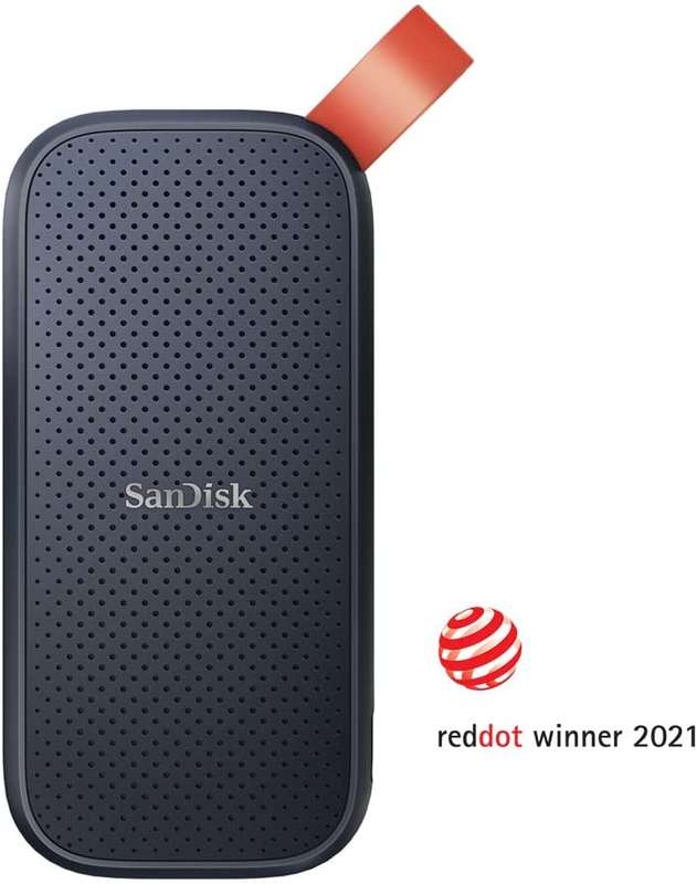 SanDisk Portable SSD 480GB - up to 520MB/s Read Speed, USB 3.2 Gen 2
