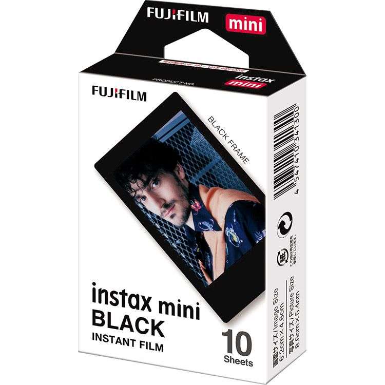 Fujifilm INSTAX MINI Instant Film-Black Frame (10 Exposures)