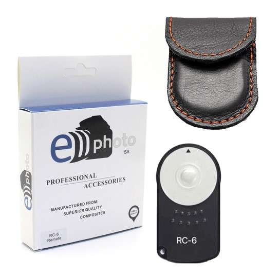 E-Photographic RC-6 Infrared Remote Control for Canon Mirrorless, DSLR, & Film Cameras