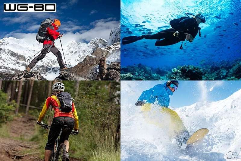 RICOH WG-80 All-weather Adventure Camera (Orange)