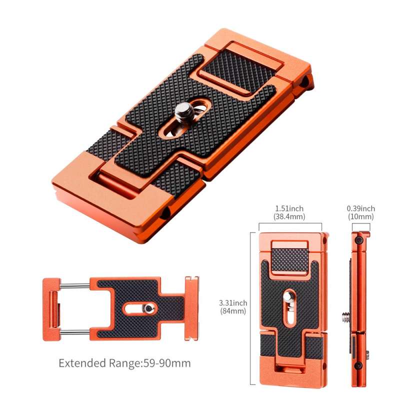 K&F Concept Universal Quick Release Plate, Arca Swiss compatible KF31-027
