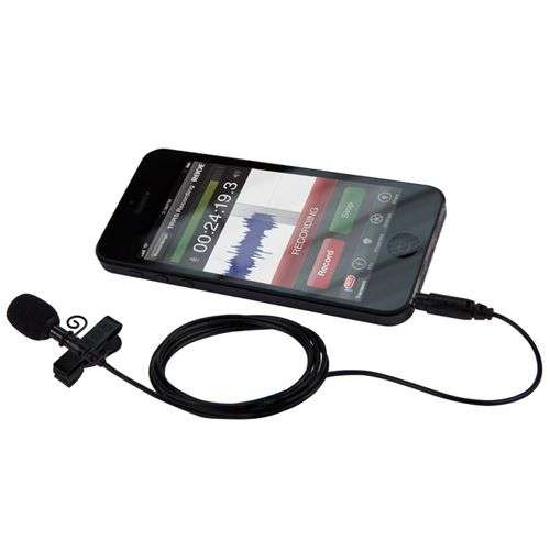Rode SmartLav+ Lavalier Microphone for Smartphones.