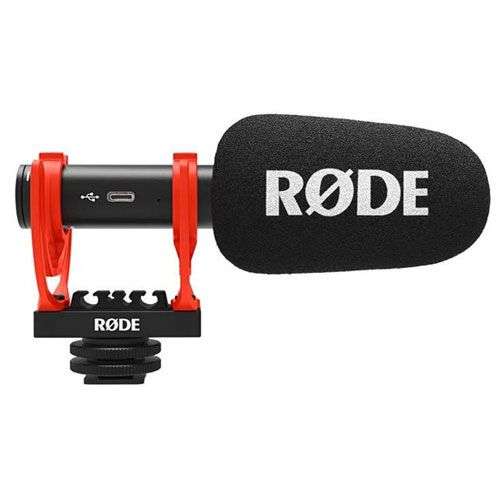 Rode VideoMic GO II Ultracompact Analog/USB Camera-Mount Shotgun Microphone