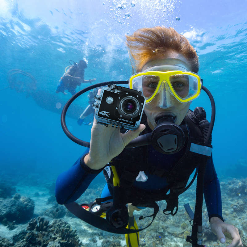 VK-10005-BK Volkano Extreme Series 4K UHD Action Camera