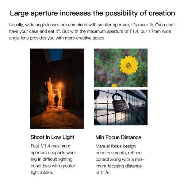 TTArtisan 17mm F1.4 Manual Focus Lens for Micro Four Thirds