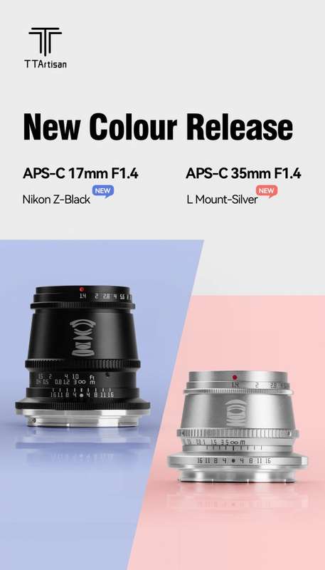 TTArtisan 35mm F1.4 Manual Focus Lens for Canon EOS-M (Black)