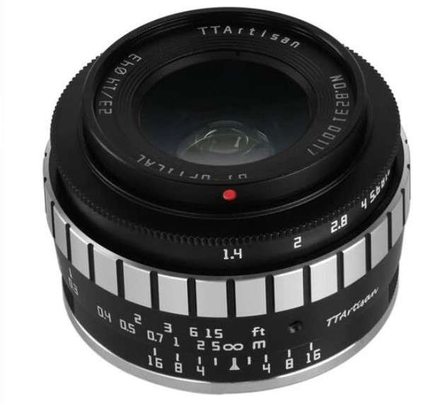 TTArtisan 23mm F1.4 Manual Focus Lens for Fujifilm X Mount