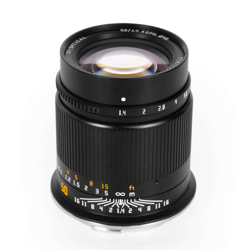 TTArtisan 50mm F1.4 Manual Focus Lens for Canon RF Mount