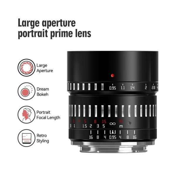TTArtisan 50mm F0.95 Manual Focus Lens for Canon RF Mount