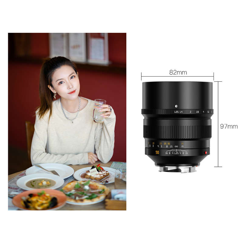 TTartisan 90mm F/1.25 Manual Focus Lens for Nikon Z Mount