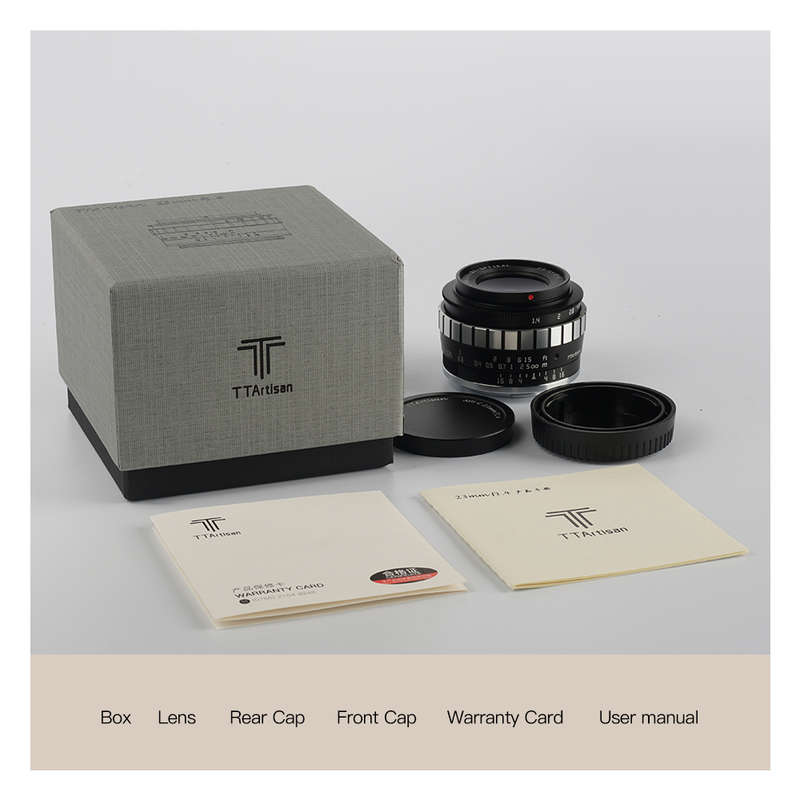 TTArtisan 23mm F1.4 Manual Focus Lens for Fujifilm X Mount