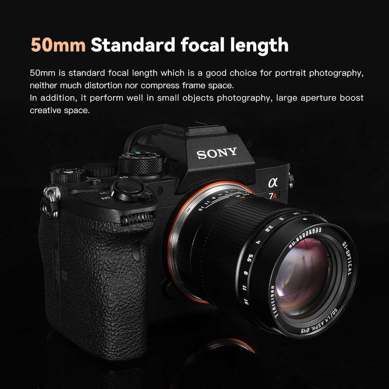 TTArtisan 50mm F1.4 Manual Focus Lens for Canon RF Mount