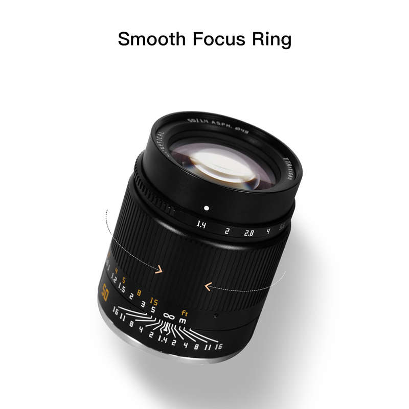 TTArtisan 50mm F1.4 Manual Focus Lens for Canon RF Mount