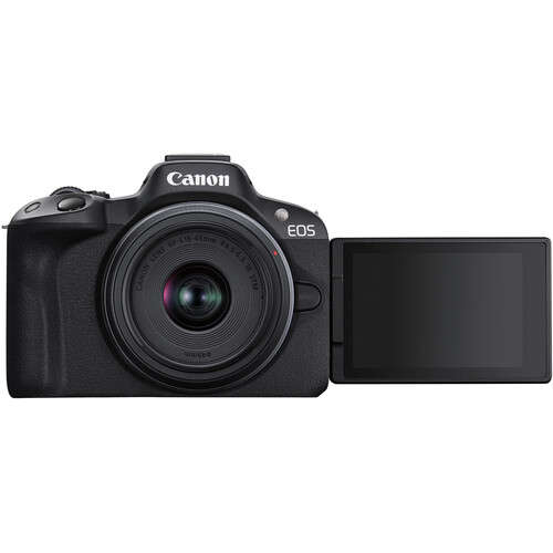 Canon EOS R50 + RF-S 18-45mm Lens Accessory Bundle