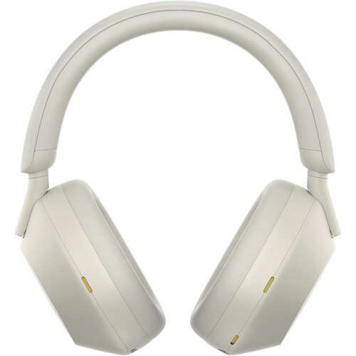 Sony WH-1000XM5 Noise-Canceling Wireless Over-Ear Headphones (Silver)